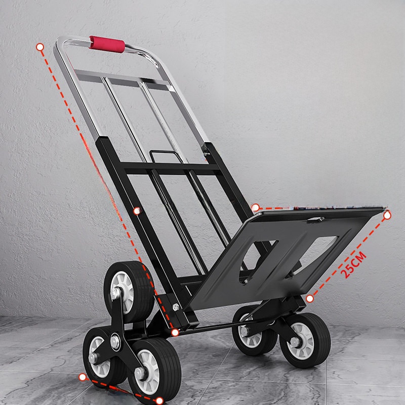 Outdoor Camping Trolley - Portable Manual Stair Climbing Hand-Pulled Cargo