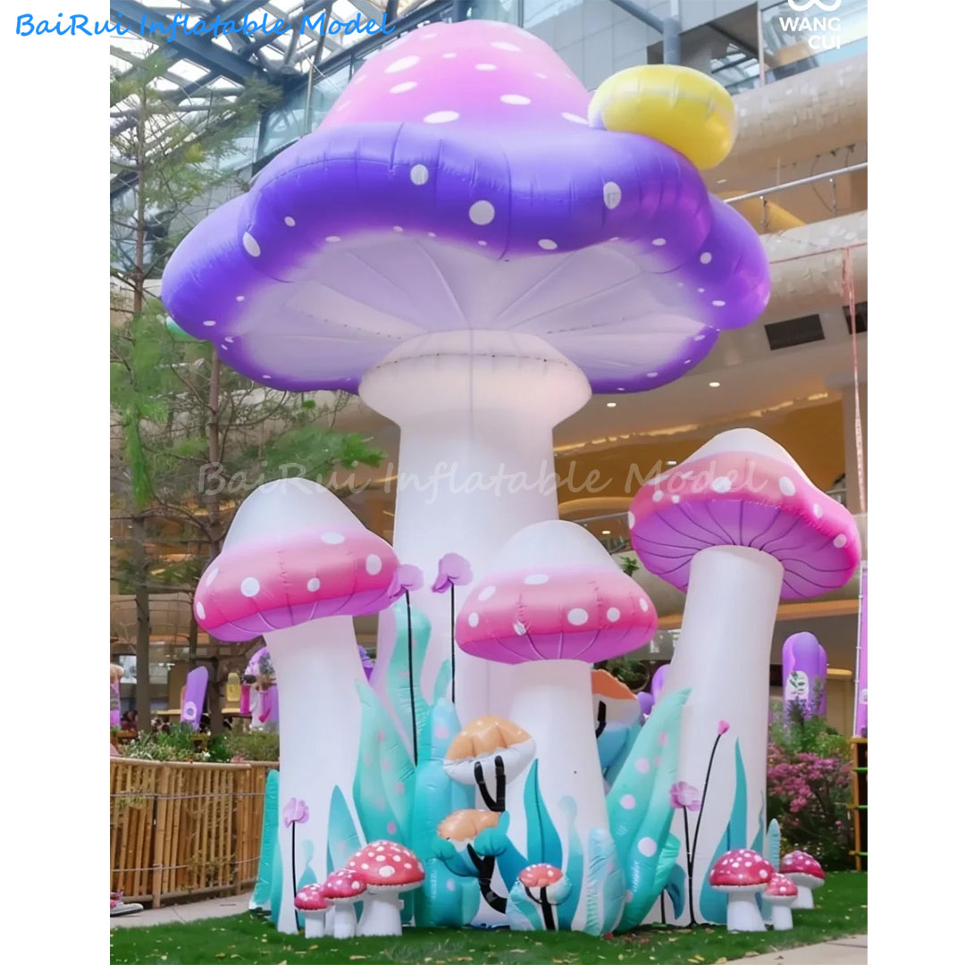Giant Inflatable Cartoon Mushr - Outdoor Camping Exhibition review and price