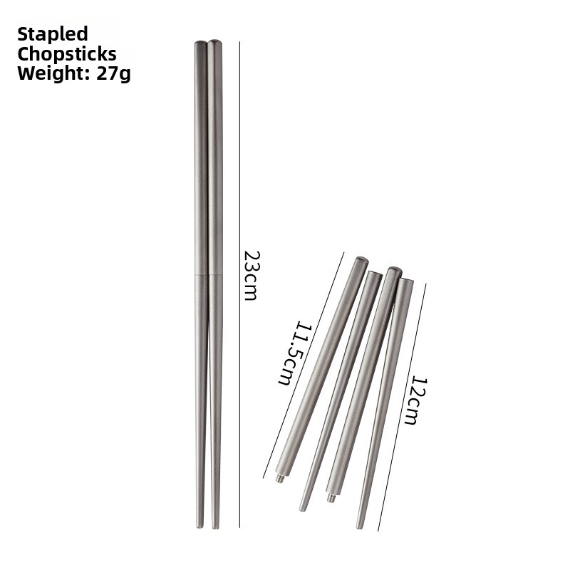 Pure Titanium Chopsticks 23cm  - Outdoor Camping Dining Set review and price