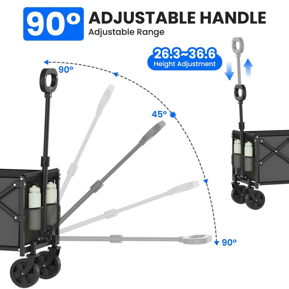 Folding Garden Cart 360 lbs Ca - Outdoor Camping Trolley review and price