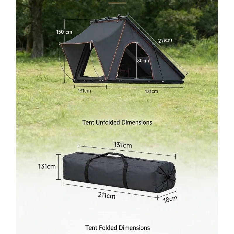 Hot Selling Aluminum Hard Roof - Outdoor Camping Van Tent review and price