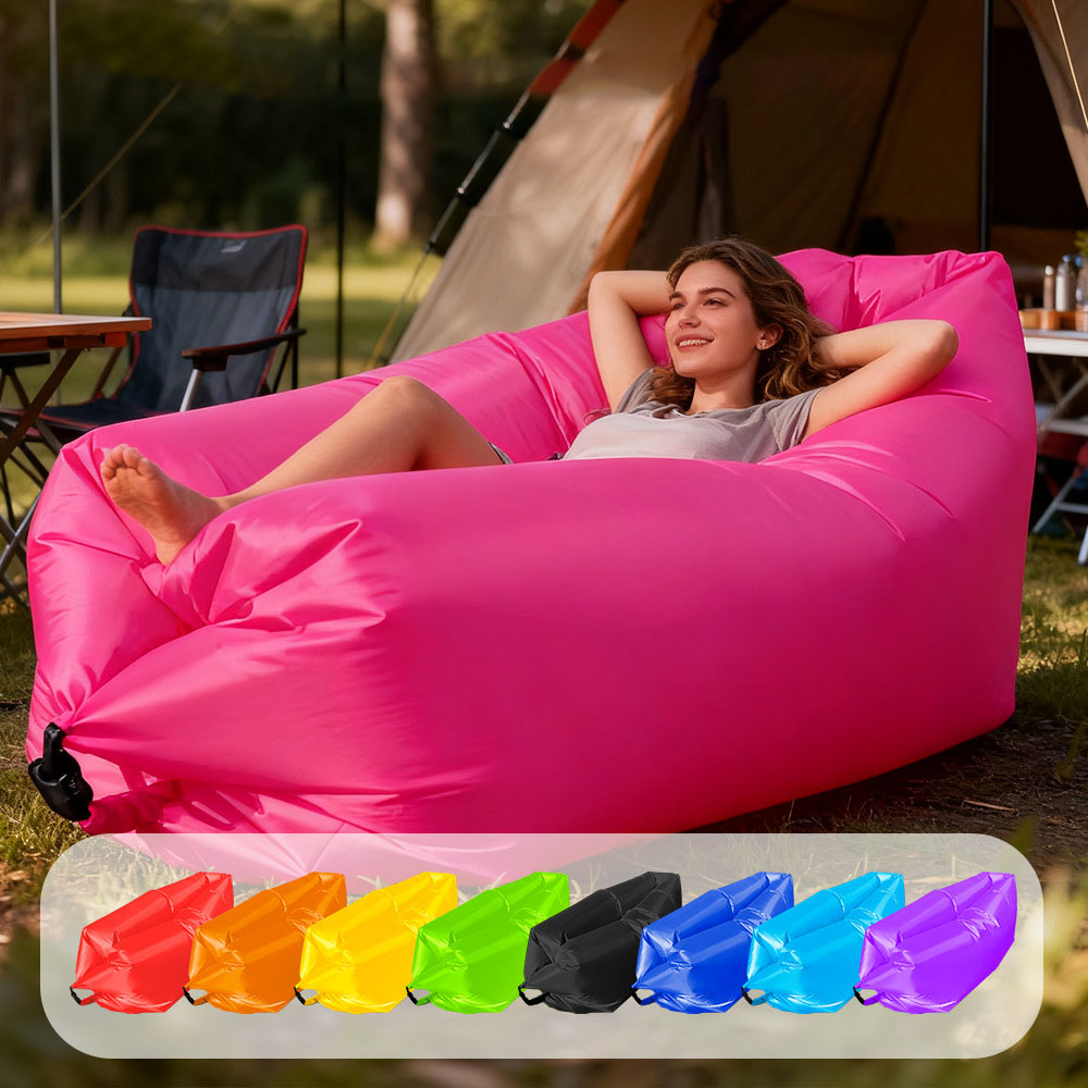 Multi Colored Single Lazy Infl - Bed Outdoor Camping review and price