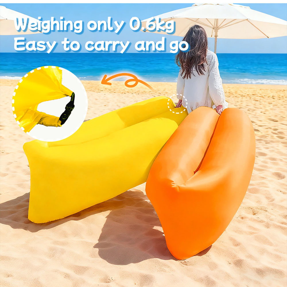Multi Colored Single Lazy Infl - Bed Outdoor Camping review and price