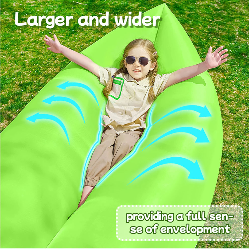 Multi Colored Single Lazy Infl - Bed Outdoor Camping review and price