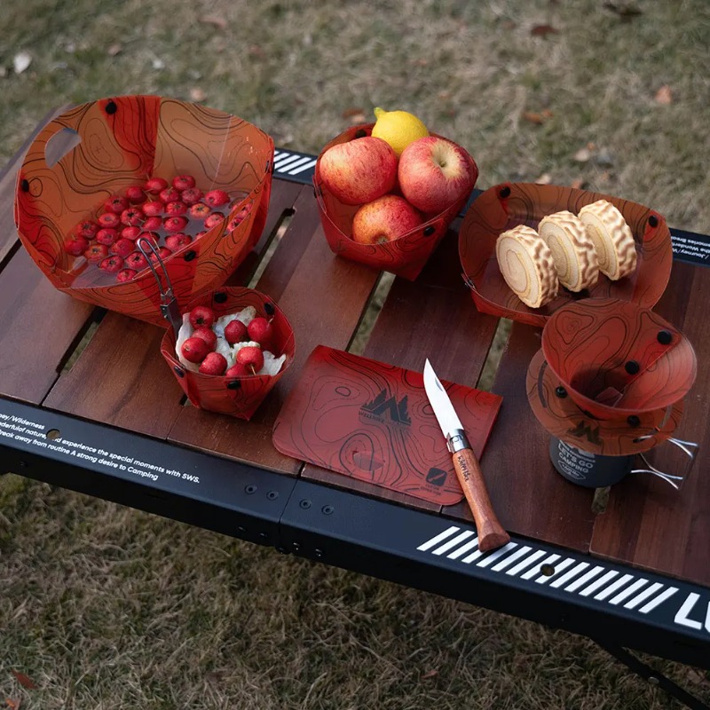 Foldable Camping Tableware Por - Outdoor Camping Dining Set review and price